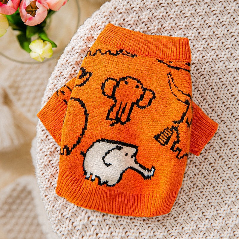 Dog Clothes Rabbit Sweater Small Puppies Teddy