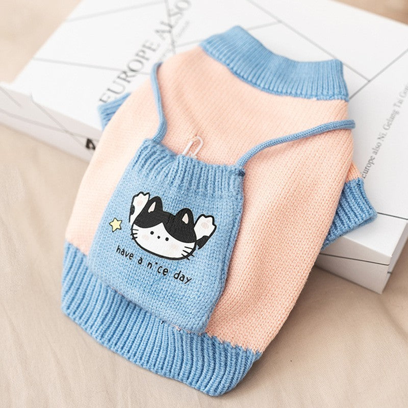Dog Clothes Rabbit Sweater Small Puppies Teddy