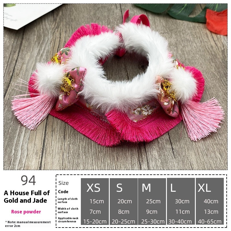 Pet Christmas Holiday Dress Up Dog Cat Scarf Butterfly Bow Tie