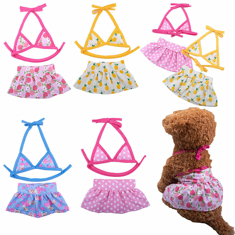 New Summer Dog Clothing Pet Bikini Suit