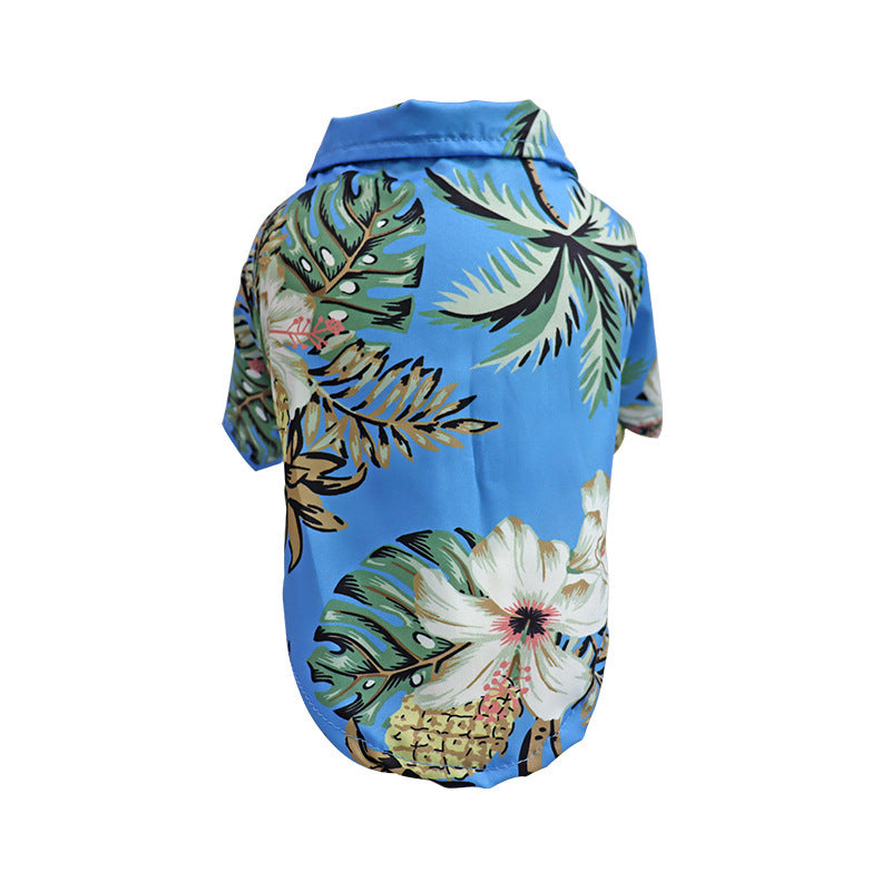 Dog Spring And Summer Thin Shirt Corgi Blue Cat Clothes