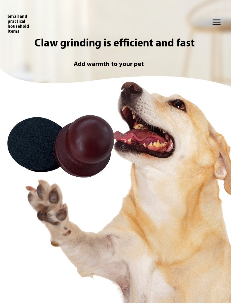 Wooden Dog Claw Grinding Removable Pet Nail Repair Board