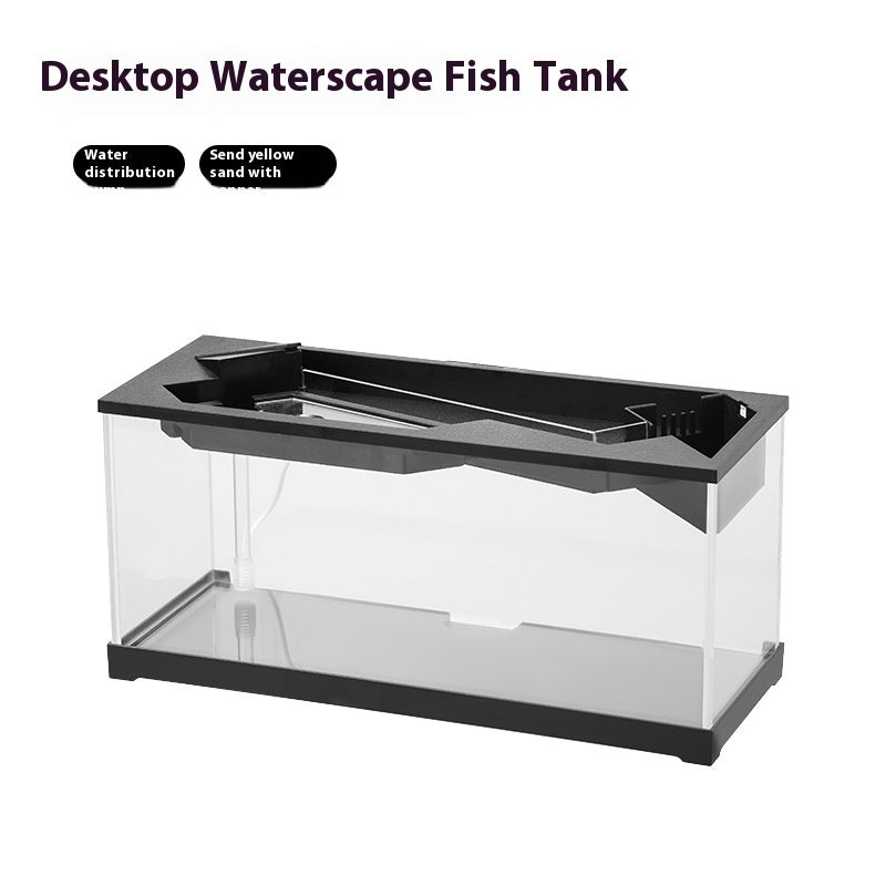 Acrylic Filter Circularly Heating Lighting Integrated Lazy Aquarium